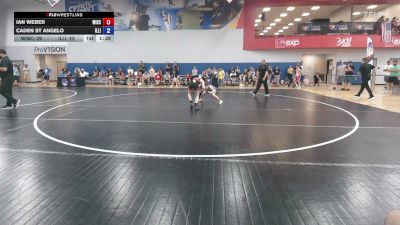 88 lbs Ian Weber, Wisconsin vs Caden St Angelo, Illinois