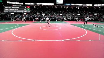 80 lbs Cons. Round 2 - Landon Bracken, DONA vs Michael Marshall, INC2