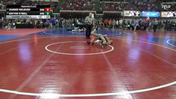 95 lbs Champ. Round 2 - Nayton O`Neill, Silver Valley Wrestling Club vs Zander Weliever, Riverton USA Wrestling