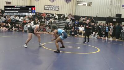138 Open Champ. Round 1 - Emily Neumann, Central Methodist University vs Hannah Brown, Iowa Central Community College
