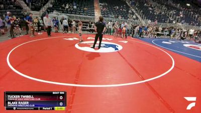 71 lbs 2nd Place Match - Tucker Twibell, Touch Of Gold Wrestling Club vs Blake Rager, Sheridan Wrestling Club