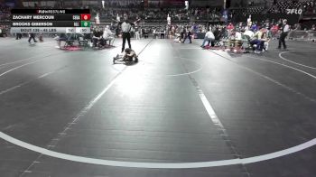 45 lbs Round Of 16 - Zachary Mercoun, Cedar Grove vs Brooks Giberson, All I See Is Gold Academy