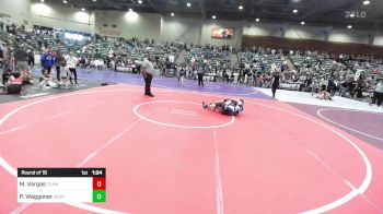 137 lbs Round Of 16 - Mikey Vargas, Team Coalinga vs Paxton Waggoner, North Country WC