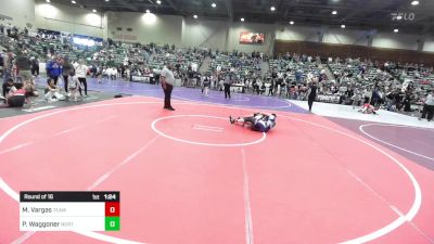 137 lbs Round Of 16 - Mikey Vargas, Team Coalinga vs Paxton Waggoner, North Country WC