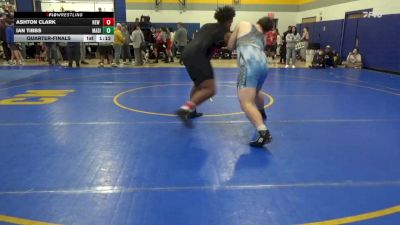 250 lbs Quarterfinal - Ashton Clark, New Castle vs Ian Tibbs, Madison Southern