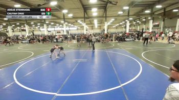 50 lbs Rr Rnd 1 - Adelie Steinnagel, Manu WC vs Caliyah Cruz, Grindhouse WC