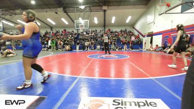 82-89 lbs Rr Rnd 2 - Violet Gray, Broken Arrow Girls vs Presley Maturino, Broken Arrow Girls