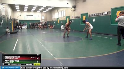 145 lbs Cons. Round 2 - Jacob Taylor, La Costa Canyon vs Tyler Abalos, Del Norte