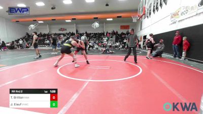 160 lbs Rr Rnd 2 - Tyler Britton, Raw Wrestling Club vs Jaxon Elauf, Verdigris Youth Wrestling