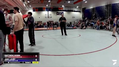 126 lbs Cons. Round 3 - Matthew Morin, Tech Squad Wrestling Club vs Jake Lauby, NOVA Wrestling Club