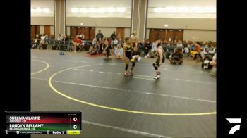 70 lbs Round 2 (4 Team) - Londyn Bellamy, Belding Orange vs Sullivan Layne, Ares Red