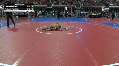 61 lbs Cons. Round 3 - Gradin Varner, Baker Wrestling Club vs Hawk Hecker, North Big Horn Rams