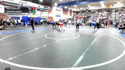 157 lbs Champ. Round 3 - Jake Jampolsky, Mountain View (Mesa) High School vs Jonathan Ugarte, Hesperia