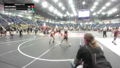 74 lbs Quarterfinal - Declan Snell, Pikes Peak Warriors vs Sean Guzman, Denver West Cowboys Wrestling