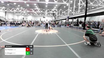 60 lbs Rr Rnd 2 - Blake Proctor, Clearview vs Kenneth Briggs, Scorpions