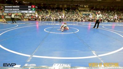 58 lbs Consi Of 16 #1 - Richard Widman, Husky Wrestling Club vs Braylen Marion, Mat Psycho