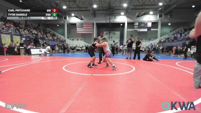 Rr Rnd 2 - Cael Pritchard, Bristow Elementary Wrestling Club vs Tytin Daniels, Hilldale Youth Wrestling Club