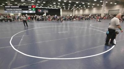 135 lbs Quarters - Colton Peterson, Wayzata Wrestling Club vs Henry Needham, Berge Elite Wrestling Academy