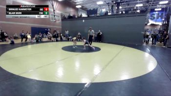 55 lbs Cons. Round 3 - Brinlee Kammeyer, Hawk Wrestling Club vs Blair Muri, Fighting Squirrels Wrestling Club