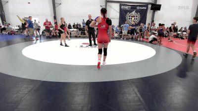 53 kg Rr Rnd 3 - Is'Bella Buttrick, New England Trappers West vs Raegan Milheim, Mat Assassins Girls