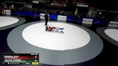 63 lbs Cons. Round 7 - Michael Carrera, Central Catholic Wrestling Club vs Maxwell Ellis, Red Wave Wrestling