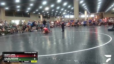 90 lbs Placement (16 Team) - Scott Lipps, Gladiator Academy vs Caleb Shipman, Williamson County WC