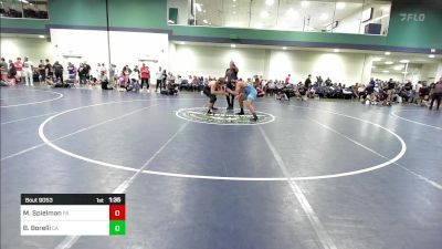 190 lbs Round Of 64 - Michael Spielman, PA vs Brokton Borelli, CA