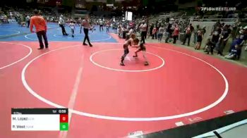 57 lbs Consi Of 8 #2 - Maddison Lopez, Clinton Youth Wrestling vs Piper West, Team Mongoose