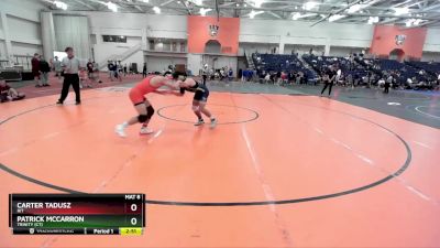 157 lbs Cons. Round 1 - Patrick McCarron, Trinity (CT) vs Carter Tadusz, RIT