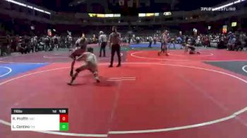 116 lbs Quarterfinal - Roany Proffit, Dwc vs Leo Contino, The Club