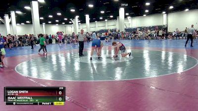 215 lbs Round 5 (16 Team) - Logan Smith, All In vs Isaac Westfall, Team Michigan Blue - DEV