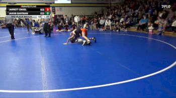 126 lbs 3rd Place Match - Jason Eastman, Benton Community vs Jarrett Engel, West Delaware, Manchester