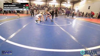 64 lbs Final - Baker Schubert, Chandler Takedown Club vs William Crutchfield, Collinsville Cardinal Youth Wrestling