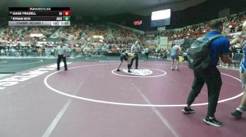 175 lbs Champ. Round 1 - Ethan Eck, Andale HS vs Gage Frazell, Chanute HS