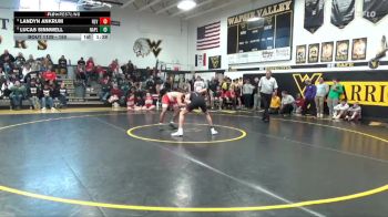150 lbs Cons. Round 3 - Landyn Ankrum, HLV, Victor vs Lucas Sinnwell, Nashua-Plainfield