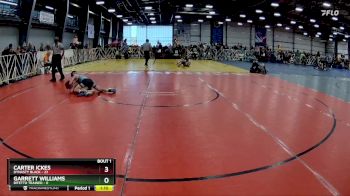 88 lbs Rd# 1 9:00am Friday - Carter Ickes, Dynasty Black vs Garrett Williams, Bitetto Trained