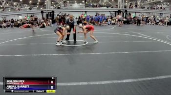 84 lbs Round 3 (8 Team) - Jayleigh Rex, PA West Black vs Abigail Barrett, Validus WC