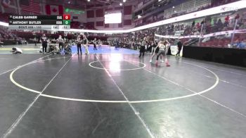 132 lbs 11th Place Match - Caleb Garner, Eagle vs Anthony Butler, Kuna