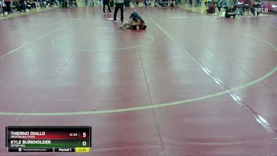 133 lbs Quarterfinal - Kyle Burkholder, Seton Hill vs Thierno Diallo, Frostburg State