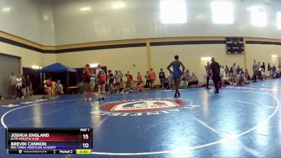 150 lbs Cons. Round 3 - Joshua England, Elite Athletic Club vs Brevin Cannon, Red Cobra Wrestling Academy