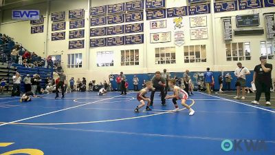 55 lbs Quarterfinal - Brody Corn, Mustang Bronco Wrestling Club vs Decker Thaxton, Blanchard Youth Wrestling