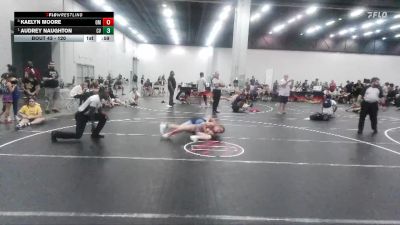 120 lbs Round 4 - Audrey Naughton, Club Venom vs Kaelyn Moore, Oklahoma Mafia