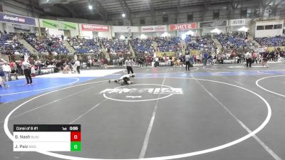 120 lbs Consi Of 8 #1 - Blake Nash, Black Fox Wrestling Academy vs Jaxon Paiz, Badlands Elite