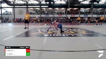 109-116 lbs 1st Place Match - Luke Cline, TEAM HAMMER vs Cooper Morris, Coal City