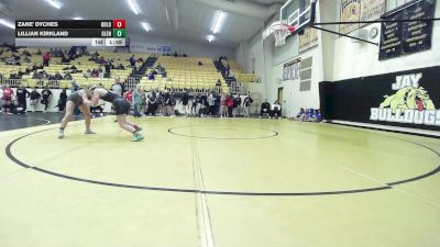 130 lbs Rr Rnd 2 - Zane' Dyches, Oologah vs Lillian Kirkland, Glenpool Girls HS