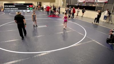 12U GIRLS - 87 lbs Semis - Alaina Williams, Cannon Falls vs Aria Anderson, Rebels Youth Wrestling