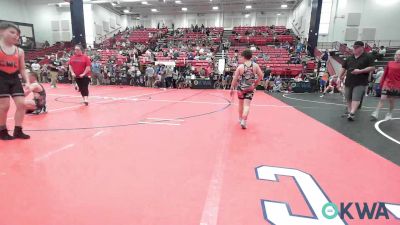 100 lbs Quarterfinal - Kade Church, Skiatook Youth Wrestling vs Harding Hamilton, Cowboy Wrestling Club