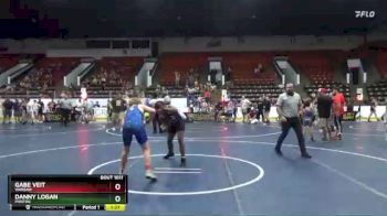 140 lbs Quarterfinal - Danny Logan, Pontiac vs Gabe Veit, Warsaw