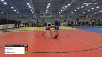 126 lbs Semifinal - Mitchell Faglioni, VA vs Gabriel Bouyssou, RI