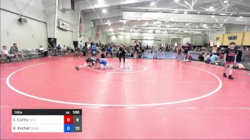 72 lbs Semifinal - Cameron Curtis, Team Gotcha vs Bennett Kocher, South Hills Wrestling Academy